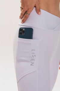 Legging Cós Alto Cruzado Alta Compressão com Bolsos Laterais – Tecnologia Emana®