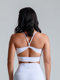 Top Feminino Alças Finas Recorte nas Costas