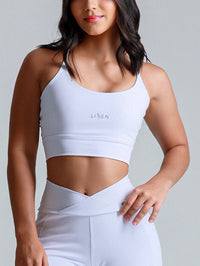 Top Feminino Alças Finas Recorte nas Costas