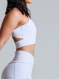 Top Feminino Alças Finas Recorte nas Costas