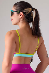 Top Feminino Beach Tennis Tricolor