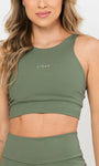 Top Cropped Fitness e Casual de alças finas com decote nas costas