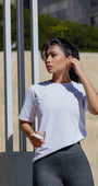 Blusa feminina manga curta antiodor Proteção UV 50+