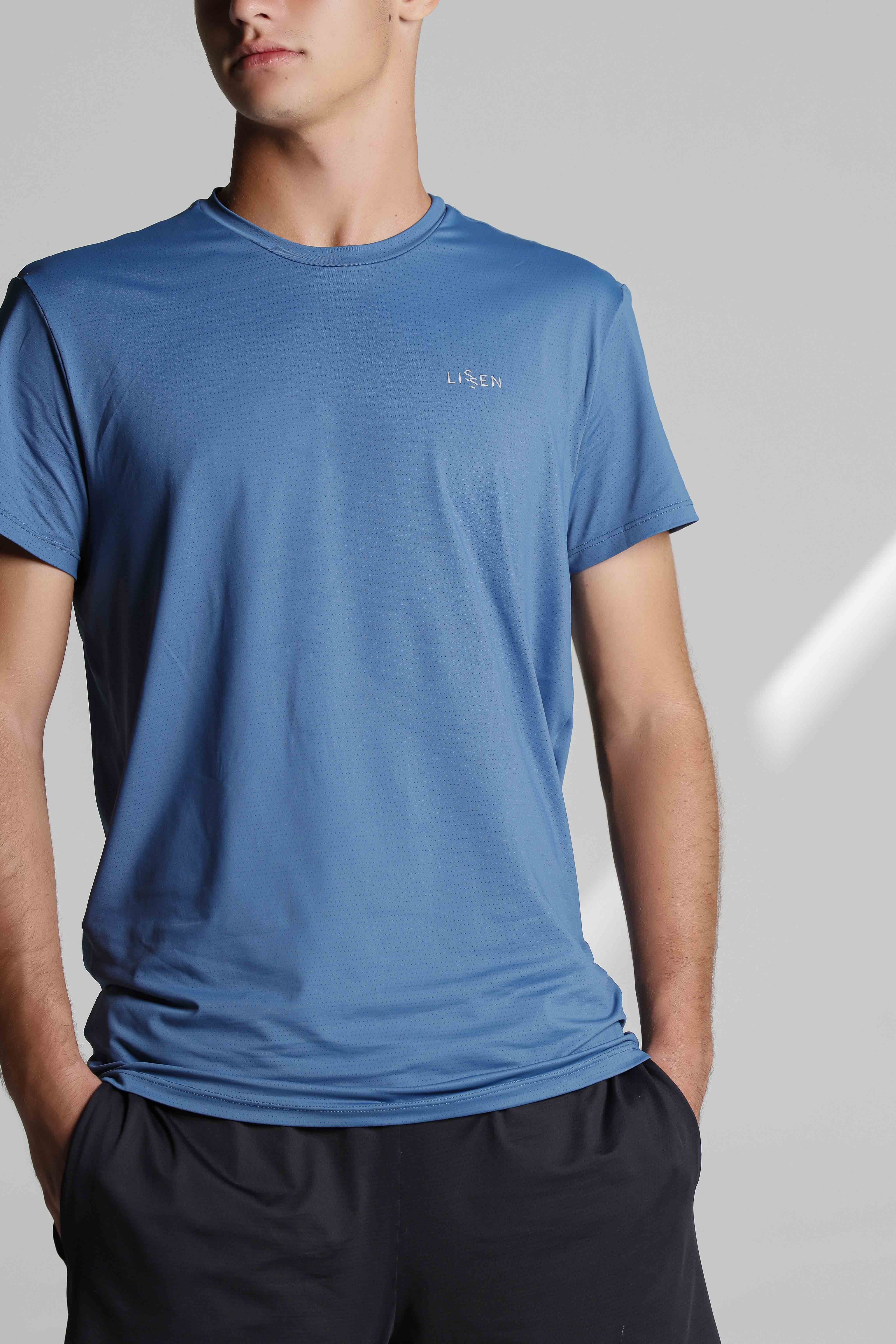 Camiseta masculina manga curta Proteção UV