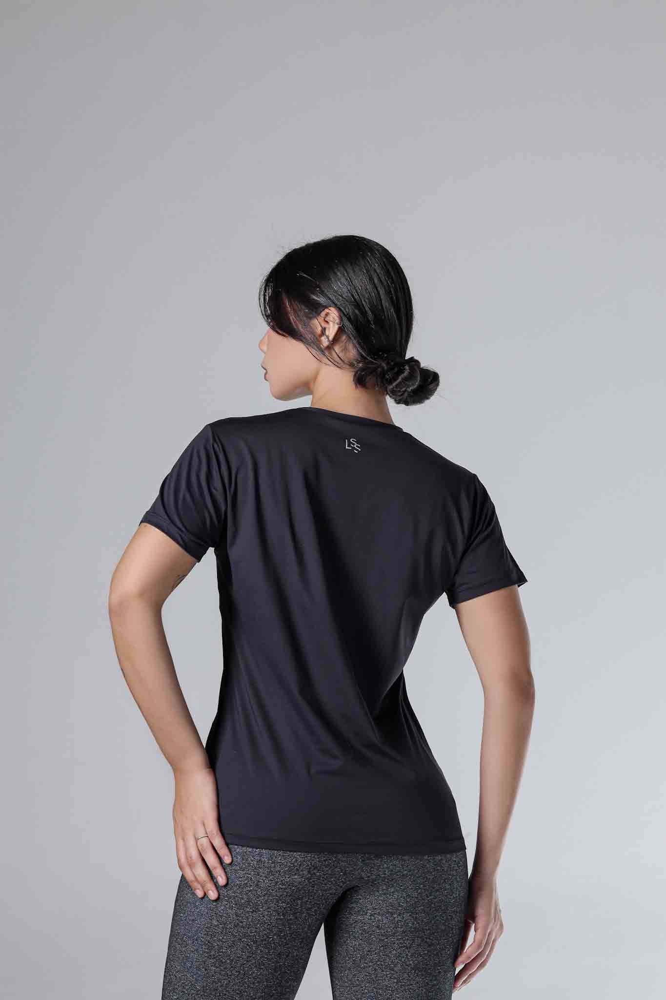 Blusa feminina manga curta antiodor Proteção UV 50+