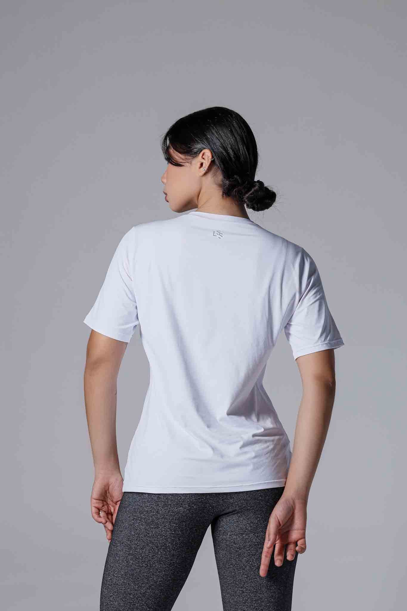 Blusa feminina manga curta antiodor Proteção UV 50+