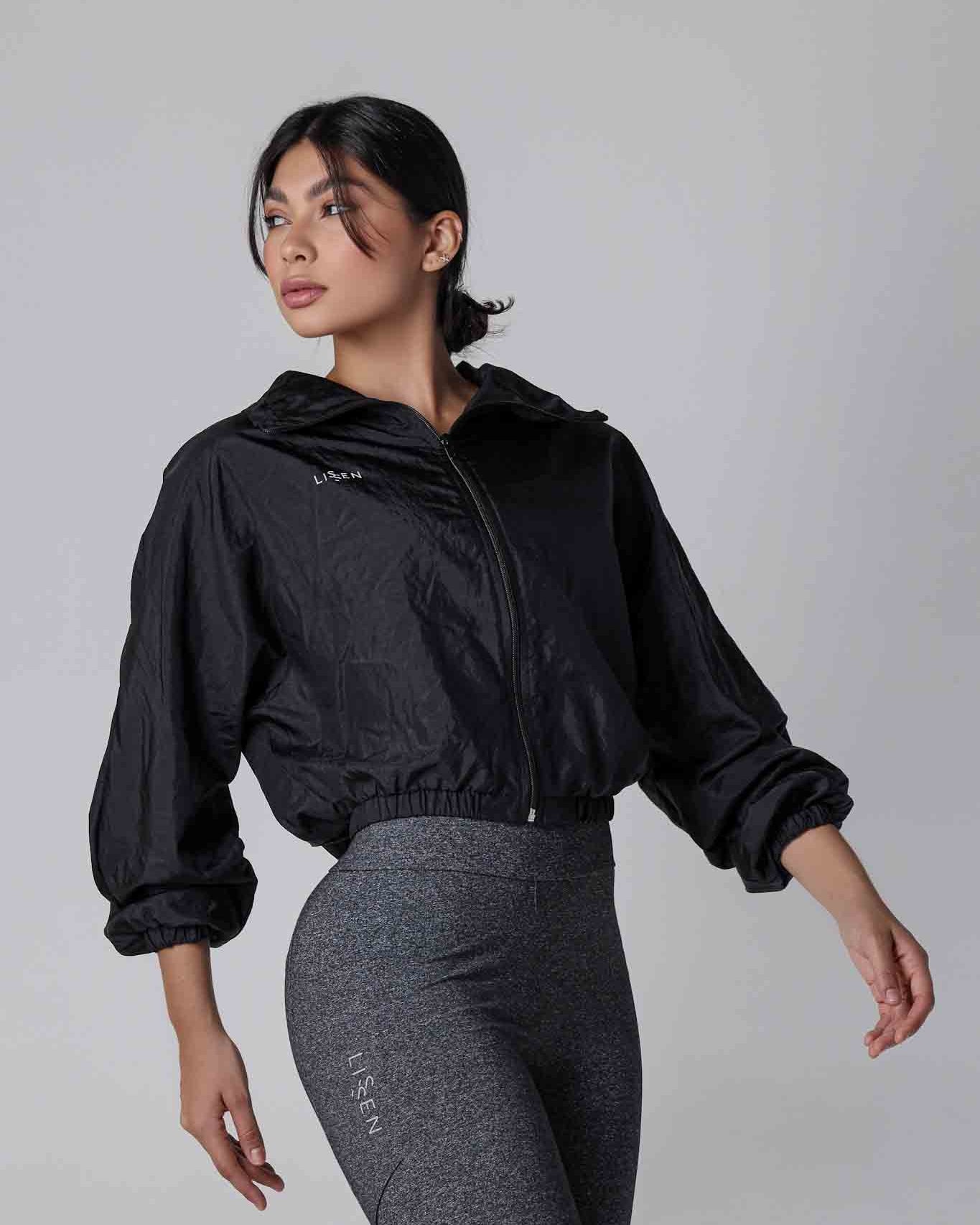 Jaqueta bomber tactel com zíper