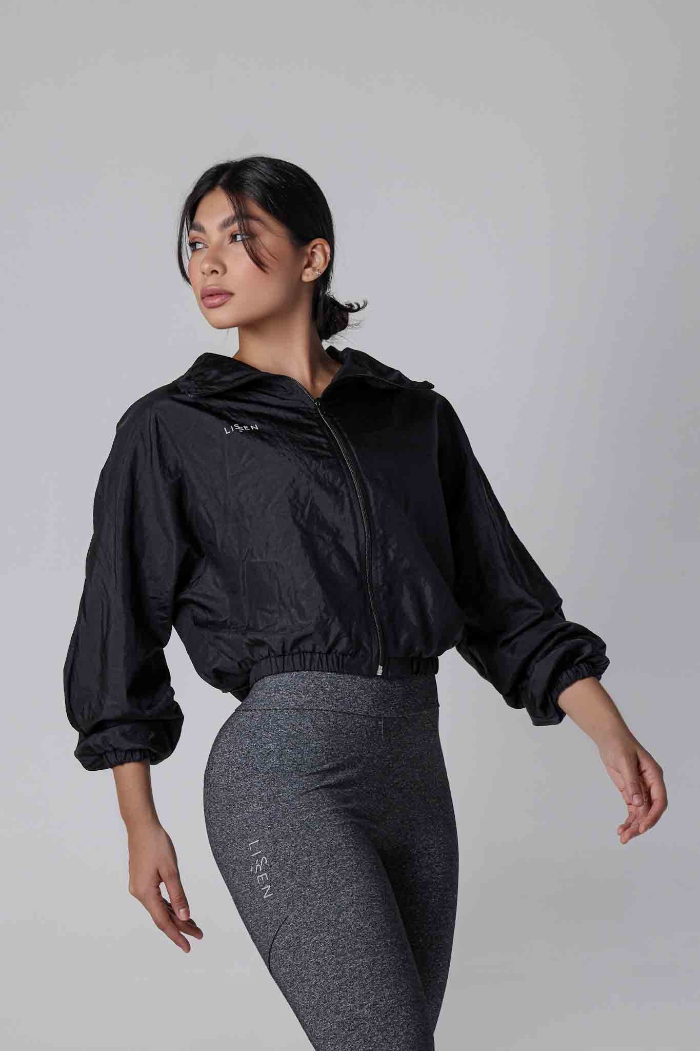 Jaqueta bomber tactel com zíper
