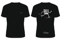 Blusa manga curta "Cala a boca e Corre" Assessoria Villarinho